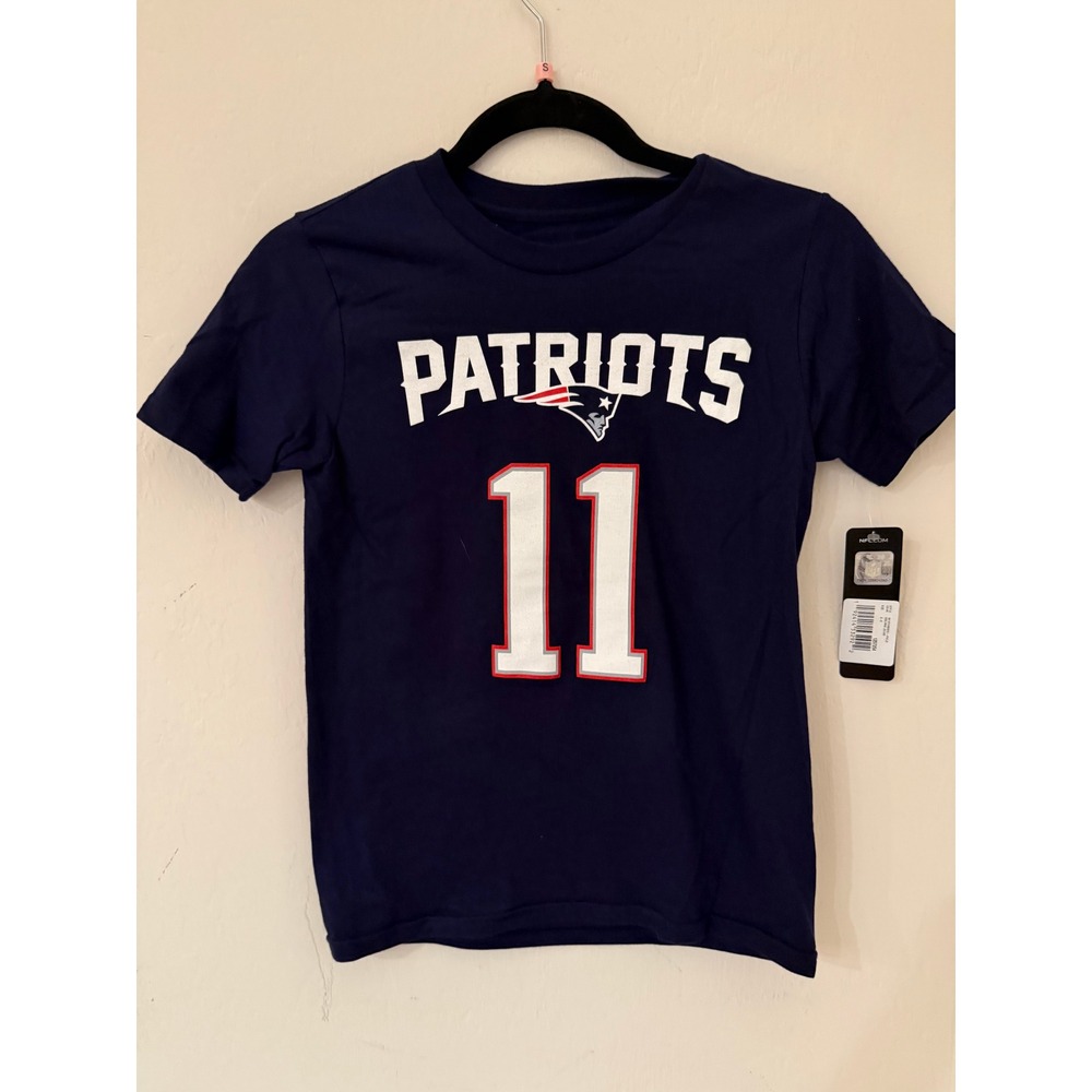 NFL New England Patriots Julian Edelman #11 Kids Shirt Size Size Small (8) NWT